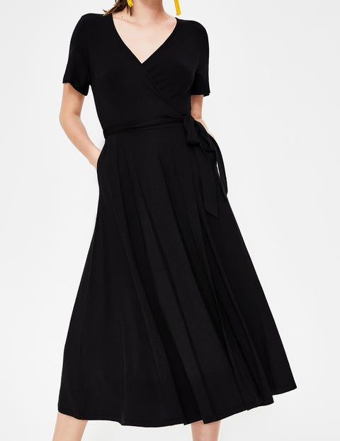 Cassia Jersey Midi Dress - Black Cassia Jersey Midi Dress - Black