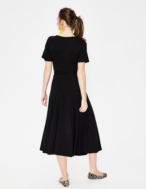 Cassia Jersey Midi Dress - Black Cassia Jersey Midi Dress - Black