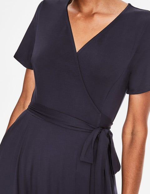 Cassia Jersey Midi Dress - Navy Cassia Jersey Midi Dress - Navy