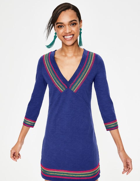 Rosanna Jersey Tunic - Lapis Rosanna Jersey Tunic - Lapis