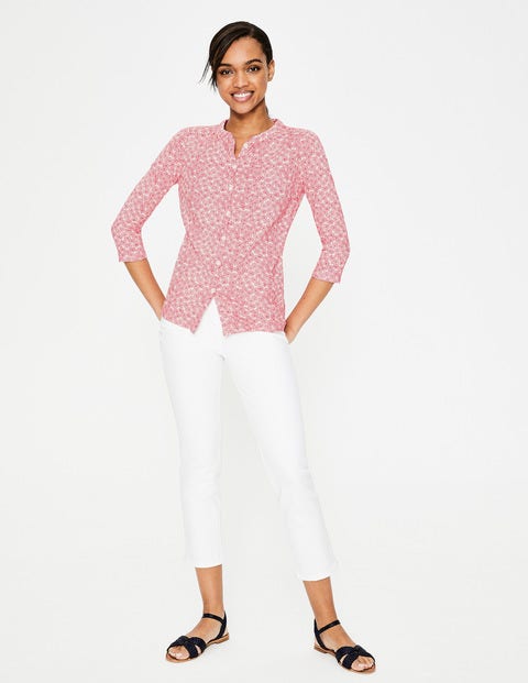Bay Jersey Shirt - Garden Rose Floral Spray Bay Jersey Shirt - Garden Rose Floral Spray