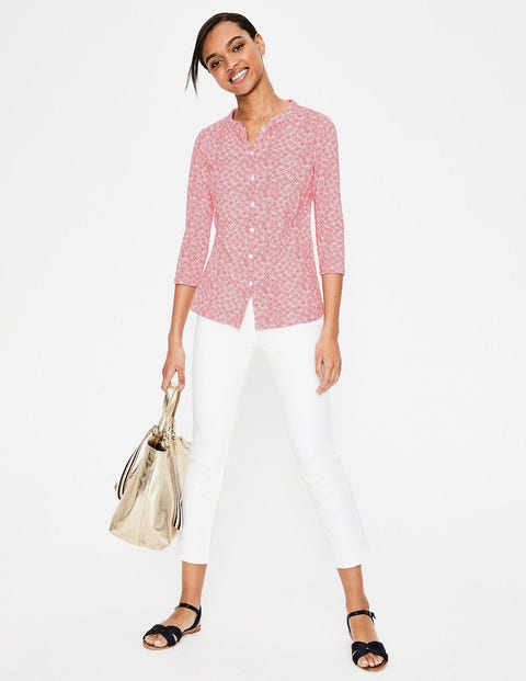 Bay Jersey Shirt - Garden Rose Floral Spray Bay Jersey Shirt - Garden Rose Floral Spray