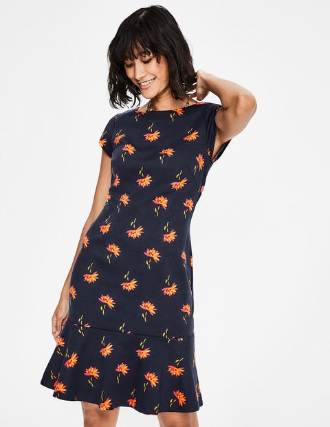 Rosetta Ponte Dress - Navy Dandelion Stem Rosetta Ponte Dress - Navy Dandelion Stem
