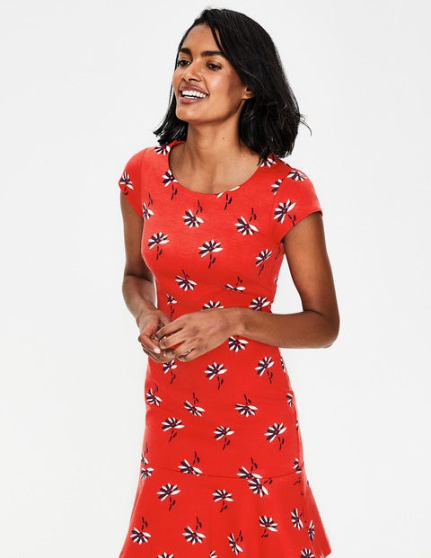 Rosetta Ponte-Kleid - Knalliges Rot, Löwenzahn Rosetta Ponte-Kleid - Knalliges Rot, Löwenzahn