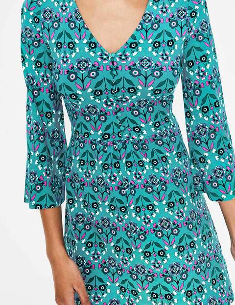 Scarlett Jersey Tunic - Ultramarine Mexican Marigold Scarlett Jersey Tunic - Ultramarine Mexican Marigold