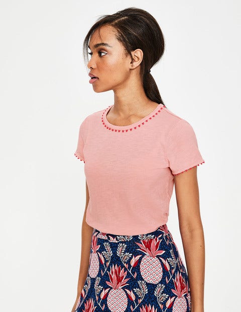 Charlie Jersey T-shirt - Chalky Pink Charlie Jersey T-shirt - Chalky Pink