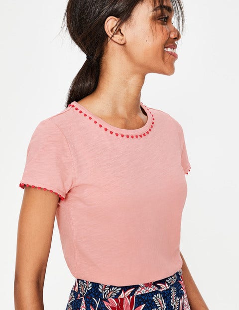 Charlie Jersey T-Shirt - Chalky Pink Charlie Jersey T-Shirt - Chalky Pink
