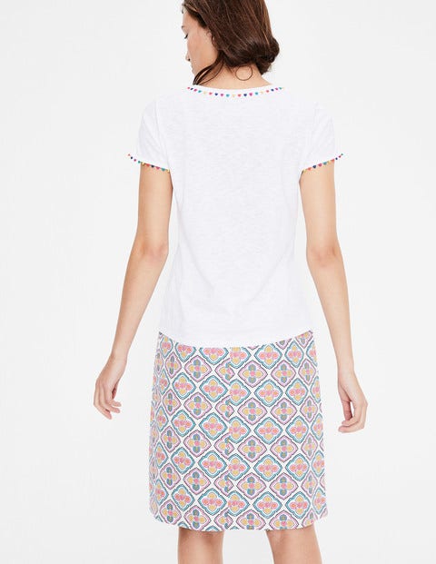 Charlie Jersey T-Shirt - White Charlie Jersey T-Shirt - White