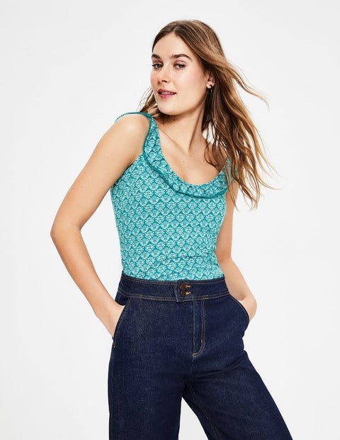 Eleanor Jersey Vest - Ultramarine Marigold Eleanor Jersey Vest - Ultramarine Marigold