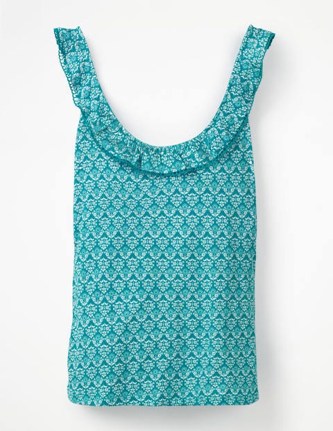 Eleanor Jersey Tank - Ultramarine Marigold Eleanor Jersey Tank - Ultramarine Marigold