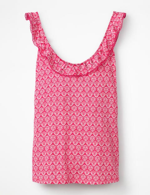Eleanor Jersey Vest - Strawberry Split Marigold Eleanor Jersey Vest - Strawberry Split Marigold
