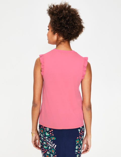 Cornelia Woven Mix Top - Azalea Cornelia Woven Mix Top - Azalea