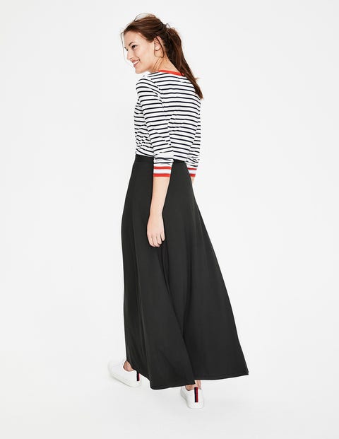 Albany Jersey-Maxirock - Schwarz Albany Jersey-Maxirock - Schwarz