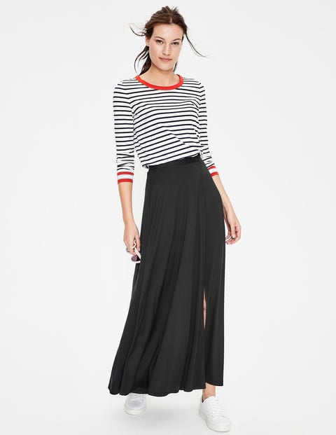 Albany Jersey-Maxirock - Schwarz Albany Jersey-Maxirock - Schwarz