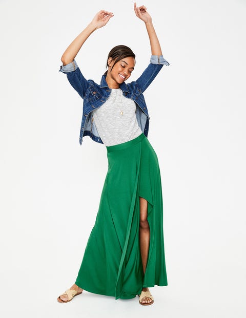 Albany Jersey Maxi Skirt - Highland Green Albany Jersey Maxi Skirt - Highland Green
