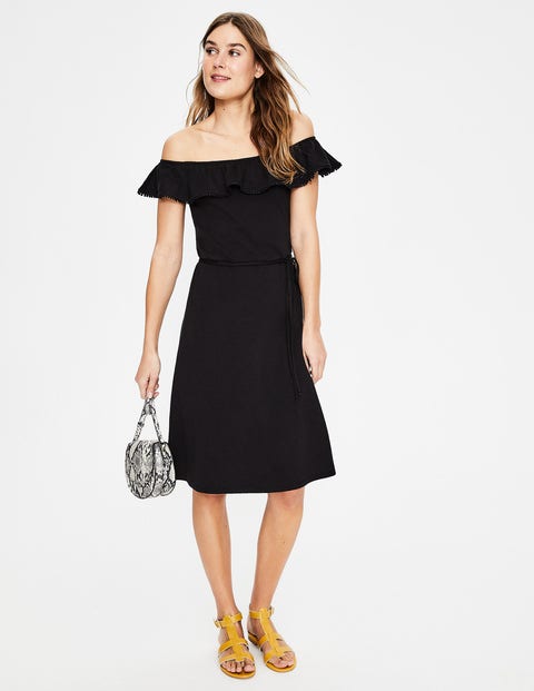 Bethany Jersey Dress - Black | Boden US