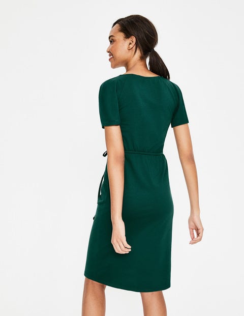 Robe Elspeth En Jersey - Vert des bois Robe Elspeth En Jersey - Vert des bois