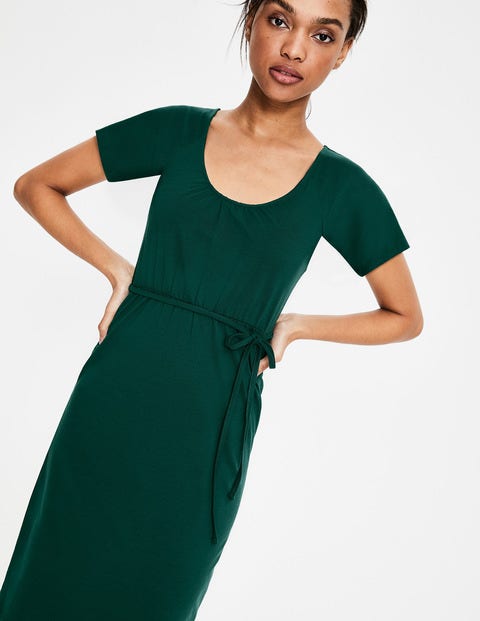 Robe Elspeth En Jersey - Vert des bois Robe Elspeth En Jersey - Vert des bois