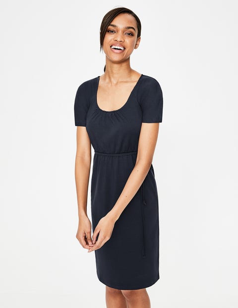 Elspeth Jersey Dress - Navy Elspeth Jersey Dress - Navy