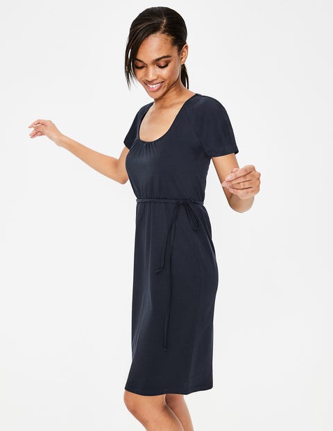 Elspeth Jersey Dress - Navy Elspeth Jersey Dress - Navy