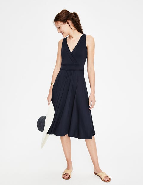 Robe Lorna En Jersey - Bleu marine Robe Lorna En Jersey - Bleu marine