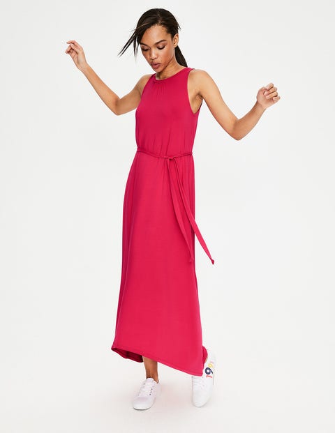 Delphine Jersey Maxi Dress - Strawberry 