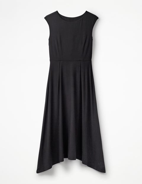Polly Jersey Midi Dress - Black Polly Jersey Midi Dress - Black