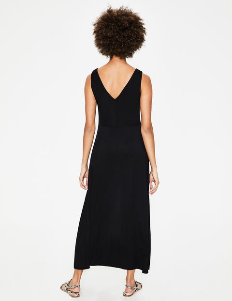 Octavia Jersey Midi Dress - Black Octavia Jersey Midi Dress - Black