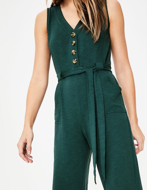 Bryony Jersey Jumpsuit - Woodland Green Bryony Jersey Jumpsuit - Woodland Green