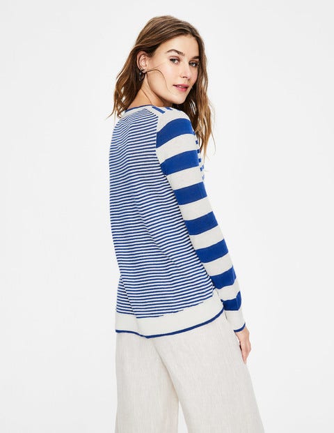 Lydia Jumper - Cobalt Blue Stripe Lydia Jumper - Cobalt Blue Stripe