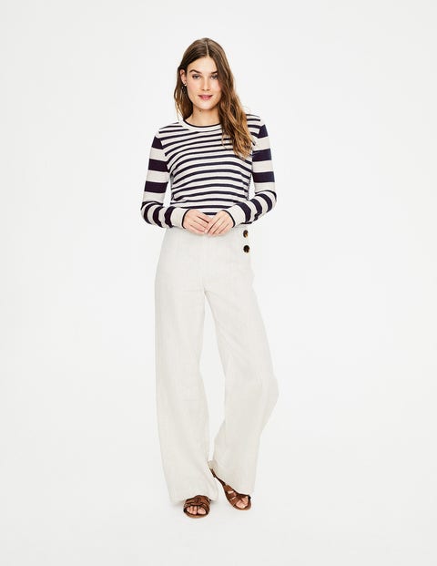 Lydia Jumper - Navy and Ivory Stripe Lydia Jumper - Navy and Ivory Stripe