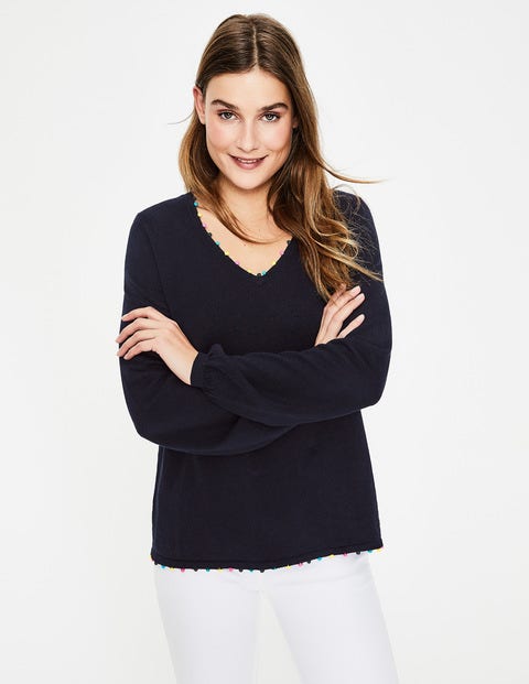Livia Pullover - Navy Livia Pullover - Navy
