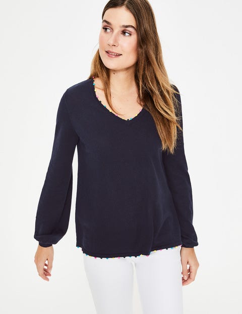 Livia Pullover - Navy Livia Pullover - Navy