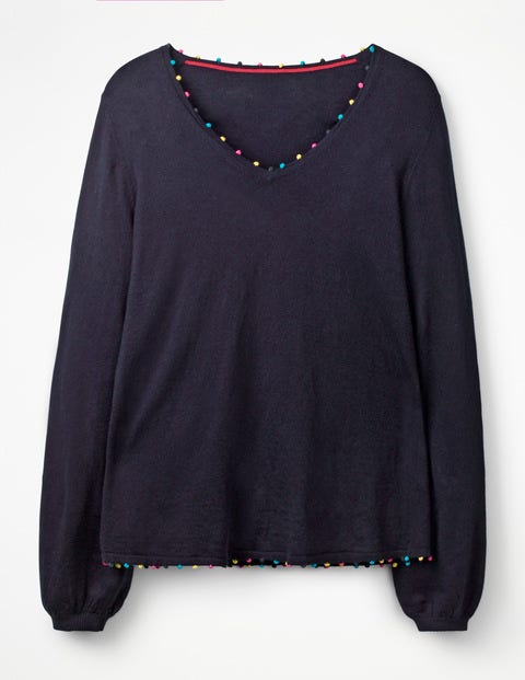 Livia Pullover - Navy Livia Pullover - Navy