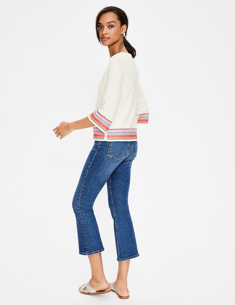 Colette Embroidered Jumper - Ivory Colette Embroidered Jumper - Ivory