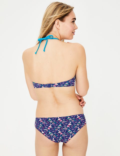 Bikini Bottoms - Lapis Blue, Bird Otomi Bikini Bottoms - Lapis Blue, Bird Otomi