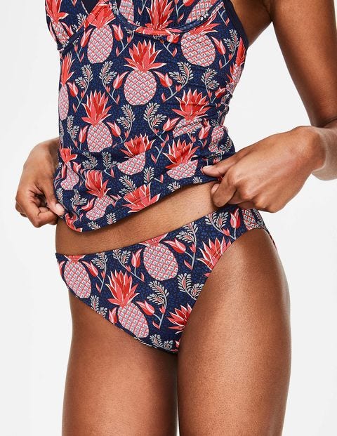 Bikini Bottoms - Navy, Tropical Fruit Bikini Bottoms - Navy, Tropical Fruit