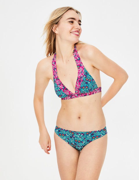 Bikini Bottoms - Luxury Jade, Exotic Garden Bikini Bottoms - Luxury Jade, Exotic Garden