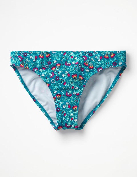 Bikini Bottoms - Luxury Jade, Exotic Garden Bikini Bottoms - Luxury Jade, Exotic Garden