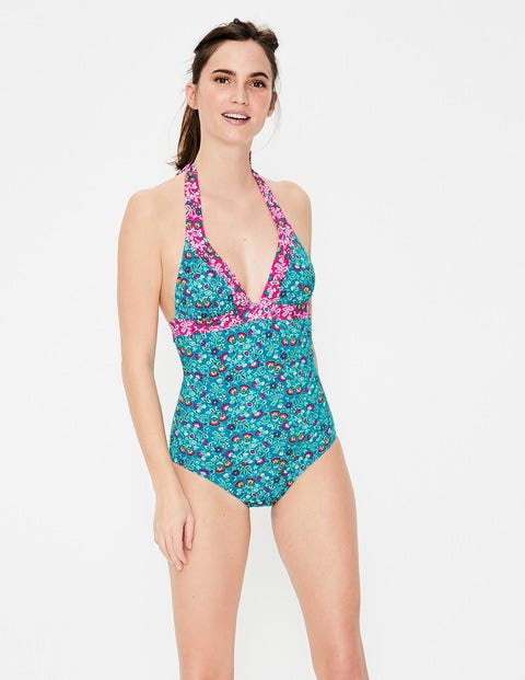Formentera Swimsuit - Luxury Jade, Exotic Garden Formentera Swimsuit - Luxury Jade, Exotic Garden