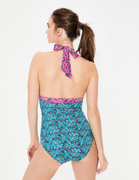 Formentera Swimsuit - Luxury Jade, Exotic Garden Formentera Swimsuit - Luxury Jade, Exotic Garden