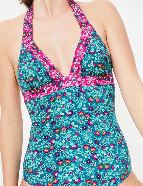 Formentera Swimsuit - Luxury Jade, Exotic Garden Formentera Swimsuit - Luxury Jade, Exotic Garden