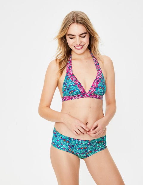 Formentera Bikini Top - Luxury Jade, Exotic Garden Formentera Bikini Top - Luxury Jade, Exotic Garden