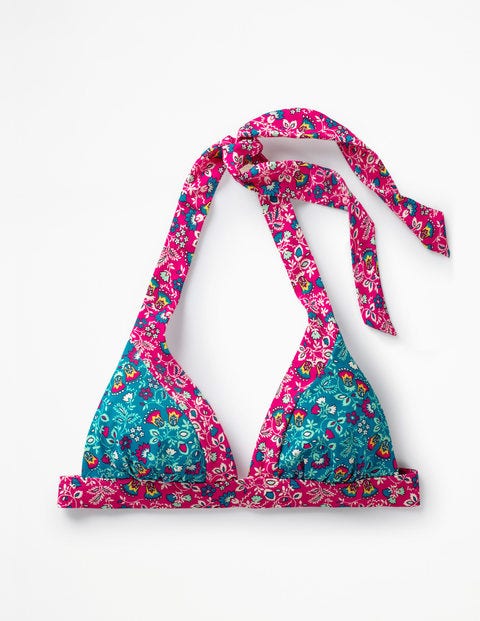 Formentera Bikini Top - Luxury Jade, Exotic Garden Formentera Bikini Top - Luxury Jade, Exotic Garden