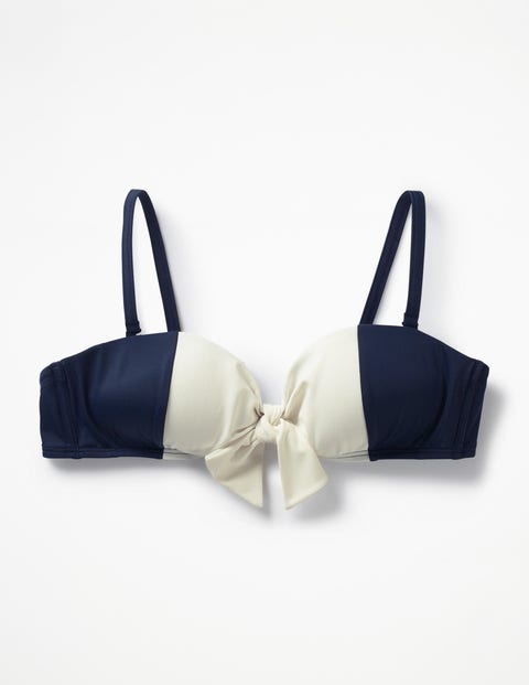 Capri Bikini Top - Ivory/Navy Capri Bikini Top - Ivory/Navy