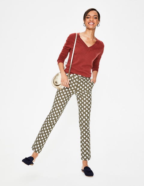Richmond 7/8-Hose - Klassisches Khaki, Nelkenknospe Richmond 7/8-Hose - Klassisches Khaki, Nelkenknospe