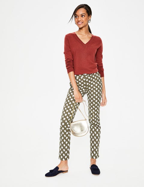 Richmond 7/8-Hose - Klassisches Khaki, Nelkenknospe Richmond 7/8-Hose - Klassisches Khaki, Nelkenknospe