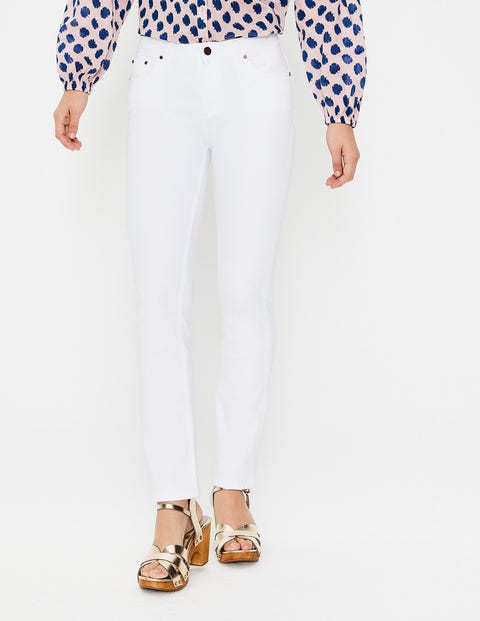 Trafalgar Straight Leg Jeans - White Trafalgar Straight Leg Jeans - White