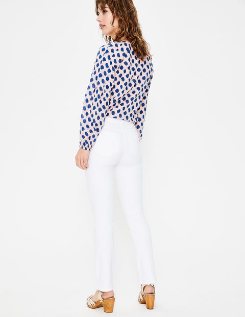 Trafalgar Straight Leg Jeans - White Trafalgar Straight Leg Jeans - White