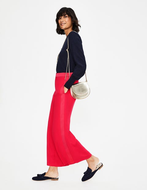 Exeter Wide Leg Culottes - Dark Rose Exeter Wide Leg Culottes - Dark Rose